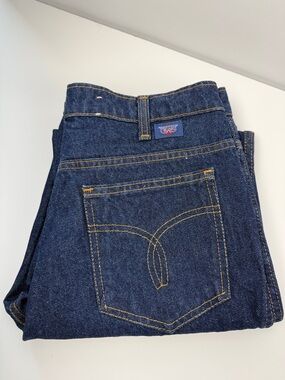 Dead StockGWG Classic Dark Blue Men's   Jeans with Contrast Stitching